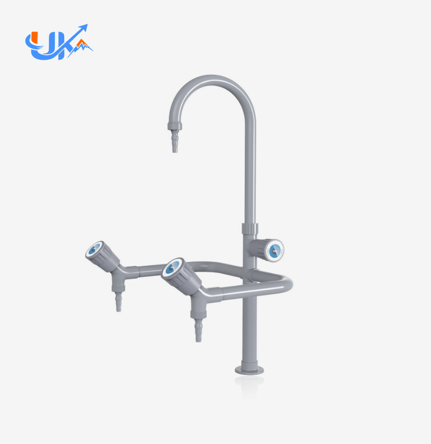 PP Gooseneck Triple Faucet